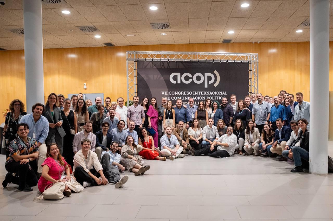 A group photograph of attendees at ACOP’s congress in Málaga.