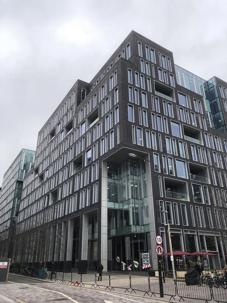 London building accompanying the DeepMind stop.