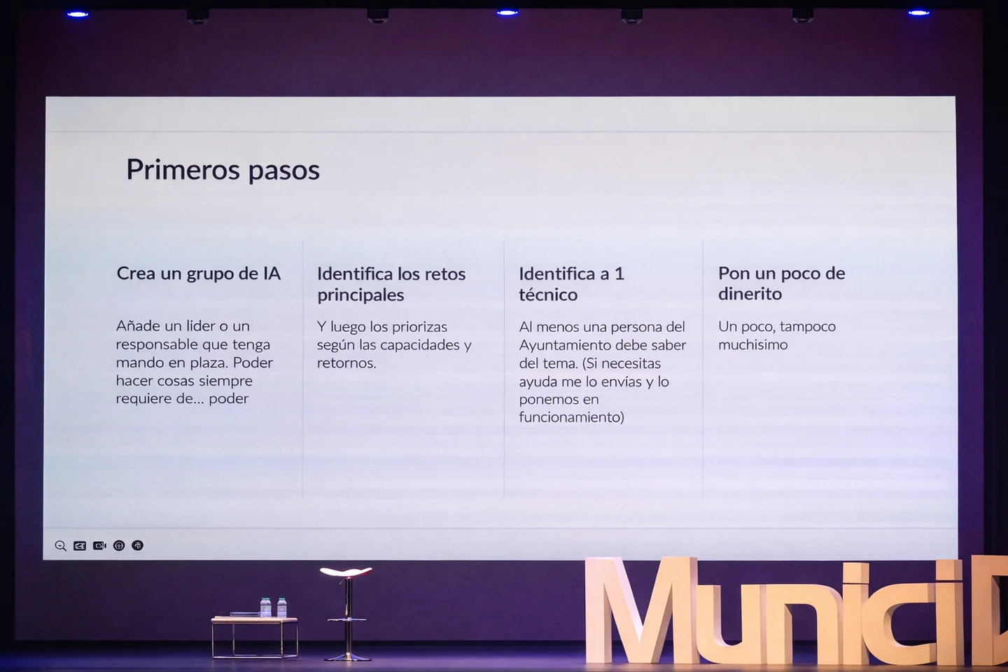 Juan Corro’s first steps for a council AI initiative.
