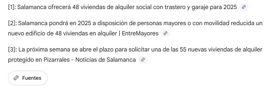 Three source-result titles returned for the Salamanca housing example.